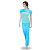 Комплект женской одежды для фитнеса Kampfer Light blue (S)