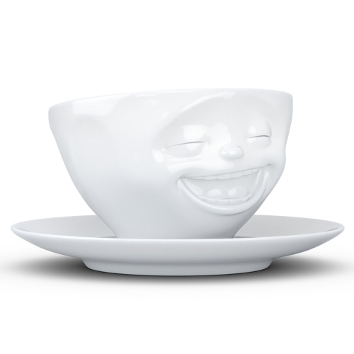 Чайная пара tassen laughing, 200 мл, белая фото 7