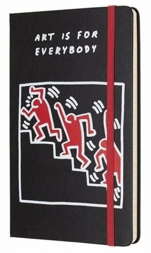Блокнот Moleskine Keith Haring Large Limited Edition, в линейку фото 2