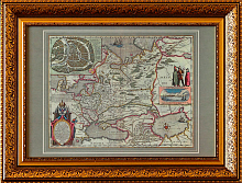 Карта России Гесселя Геритса