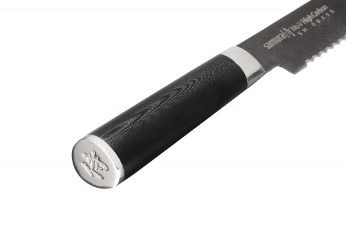 Нож Samura для хлеба Mo-V Stonewash, 23 см, G-10 фото 2