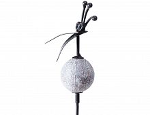 Штекер садовый "Птичка знайка - шарик", металлическая, серая, 100 см, Boltze