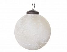 Ёлочный шар "Снежный уют", стекло, 10 см, SHISHI