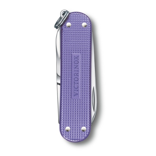 Нож-брелок Victorinox Classic SD Alox Colors, 58 мм, 5 функций, "Electric Lavender" фото 3