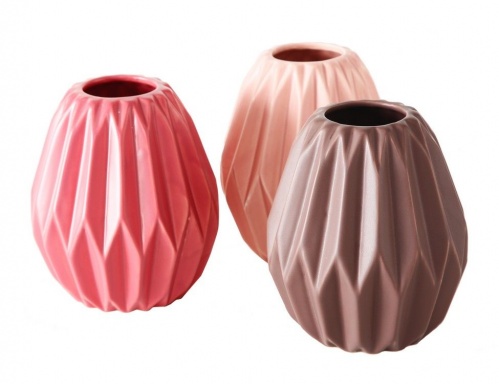 Декоративная вазочка "Тэмпия", керамика, 12 см, разные модели, Boltze
