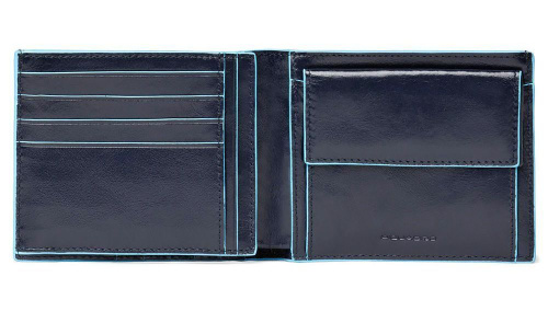 Портмоне Piquadro Blue Square, 12,5х9,5х2,5 см (PU1240B2/BLU2) фото 2