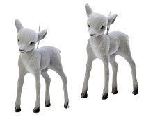 Набор ёлочных игрушек ОЛЕНЯТА-МАЛЫШИ, пластик, 10 см, 2 шт., Kaemingk