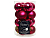 Стеклянные шары ДЕЛЮКС МИНИ матовые и глянцевые, цвет: малиновый, 35 мм, упаковка 16 шт., Kaemingk (Decoris)