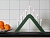 Декоративный светильник-горка JARVE, деревянный, зелёный, 7 тёплых белых ламп, 41х36 см, STAR trading