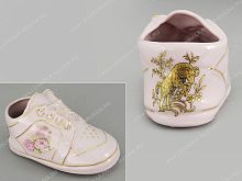 Фигурка из фарфора "Башмачок Знаки Зодиака Овен" Leander, голубой; розовый