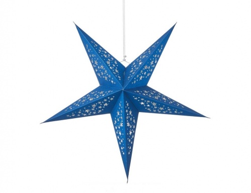 Подвесная "Звёздная звезда", синяя, 56 см, Edelman