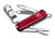 Нож-брелок Victorinox Classic Nail Clip 580, 65 мм, 8 функций, полупрозрачный красный