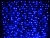 Светодиодный Занавес 1.5*1.5 м, 368 синих LED ламп, прозрачный ПВХ, соединяемый, IP20, SNOWHOUSE