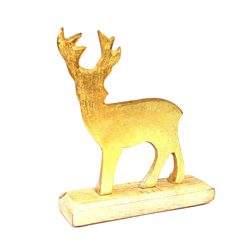 Украшение декоративное golden raindeer, 22х18х5 см фото 4