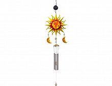 Садовый светильник подвесной "Музыка ветра и солнца", 3 белых LED-огня, солнечная батарея, 29х95 см, STAR trading