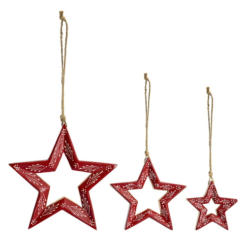 Набор елочных украшений bright stars из коллекции new year essential, 3 шт.