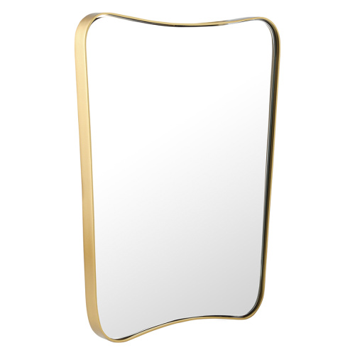 Зеркало настенное raffin, золотое фото 4
