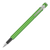 Carandache Office 849 Fluo - Yellow Green Fluo, перьевая ручка, F, подарочная коробка