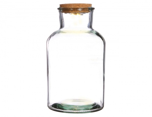 Банка - флорариум c подсветкой "Алхимия декора", стекло, 33 см, 4 SEASONS