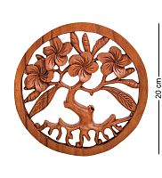 17-115 Панно резное «Дерево жизни» (суар, о.Бали)