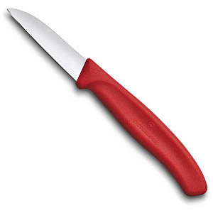 Нож Victorinox для овощей и фруктов, лезвие 6 см, красный