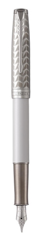 Parker Sonnet Premium - Pearl Metal PGT, перьевая ручка, F, BL