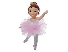 Ёлочная игрушка "Крошка балерина" в розовой пачке, полистоун, текстиль, 9.5 см, Kurts Adler