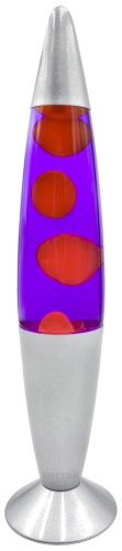 Лава-лампа, 41 см, Фиолетовая/Желтая