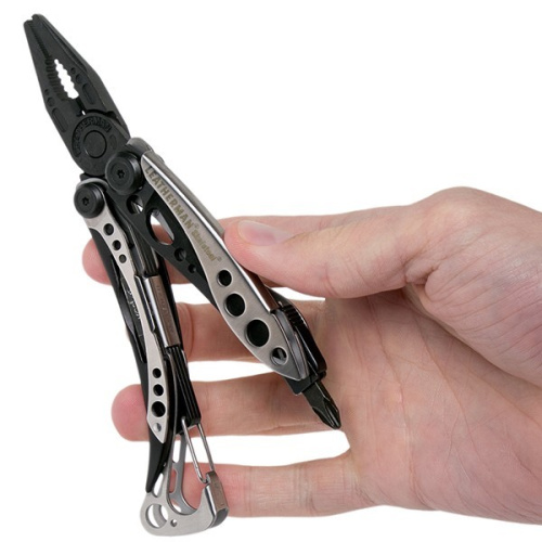 Мультитул Leatherman Skeletool, 9 функций, серебристо-черный фото 3