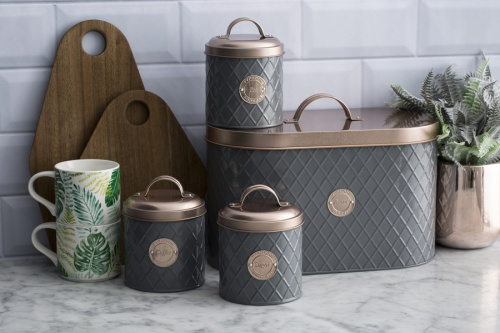 Емкость для хранения сахара copper lid 1 л фото 10