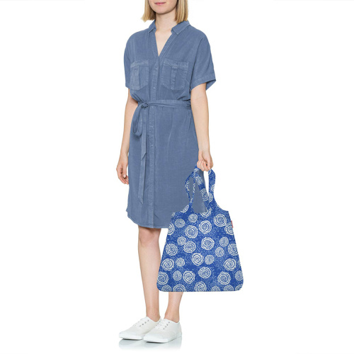 Сумка складная mini maxi shopper batik strong blue фото 2
