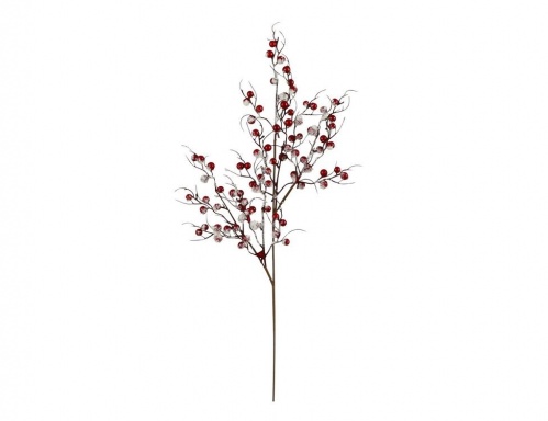 Декоративная ветка "Заснеженные ягодки", 76 см, Edelman
