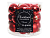 Стеклянные шары "Делюкс" матовые и глянцевые, цвет: красный, 25 мм, упаковка 24 шт., Kaemingk