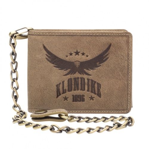 Бумажник Klondike Happy Eagle, коричневый, 12,5x10 см фото 10