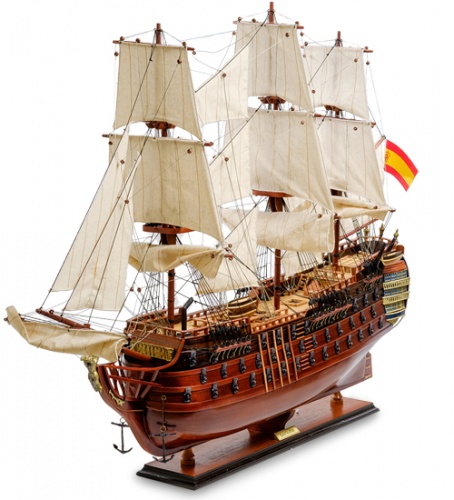 SPK-09 Модель испанского линейного корабля 1784г. "Santa Ana"