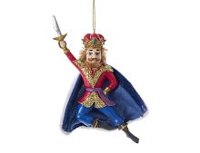 Ёлочная игрушка ТАНЕЦ ЩЕЛКУНЧИКА, полистоун, текстиль, 15 см, Kurts Adler