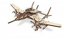 Конструктор подвижный из дерева Lemmo самолет "Сапсан"