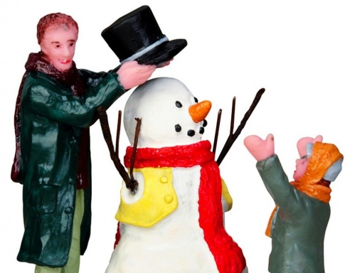 Настольная композиция 'Нарядный снеговик', 7.5 см, LEMAX фото 2