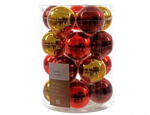 Набор стеклянных шаров Коллекция "Твист", 20 шт., 60 мм, Kaemingk