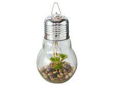 Декоративный подвесной светильник "Флорариум", теплые белые LED-огни, пластик, батарейки, 23х14 см, Boltze