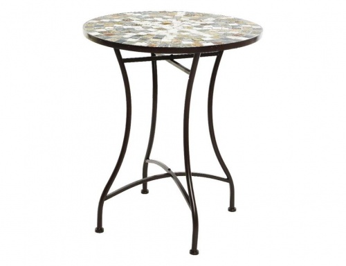 Садовая мебель с мозаикой "Сиена" (стол и 2 стула), металл, керамика, Kaemingk фото 5
