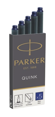 Parker Чернила (картридж) "Cartridge Quink" 5шт., синие, блистер