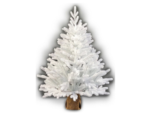 Настольная белая елка в мешочке Полярная, ЛИТАЯ + ПВХ, Max CHRISTMAS фото 2