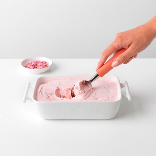 Ложка для мороженого Brabantia из пластика и металла, красно-серого цвета фото 2