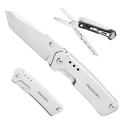 Нож многофункциональный Roxon KS KNIFE-SCISSORS, металлический S501 фото 2