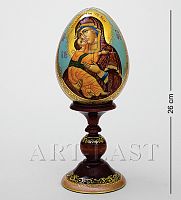 ИКО- 4 Яйцо-икона "Владимирская Божья Матерь" Борисова А.