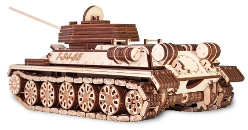 Сборная модель из дерева EWA Танк Т-34-85 механический фото 3