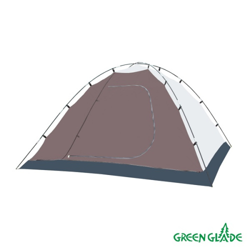 Палатка туристическая Green Glade Zoro 4 местная фото 6
