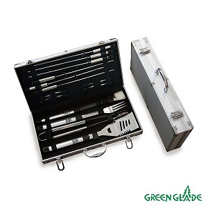 Набор для гриля Green Glade SC007 18 предметов в чемодане