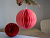Подвесной бумажный шар, розовый, 30 см, Due Esse Christmas